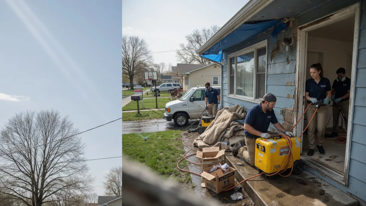Basement Flood Cleanup in Colwich, KS near me